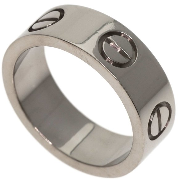 CARTIER 18k White Gold Love Ring #46 - Picture 8 of 8